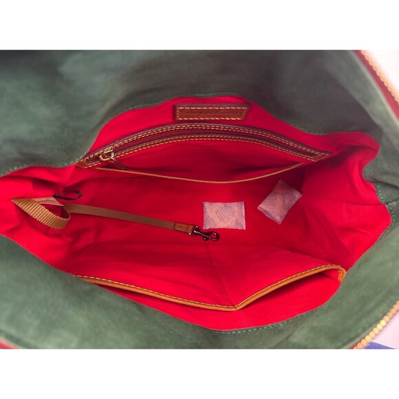 Dooney & Bourke Women's Florentine Leather Vachetta Small Satchel in Natural - Picture 13 of 16